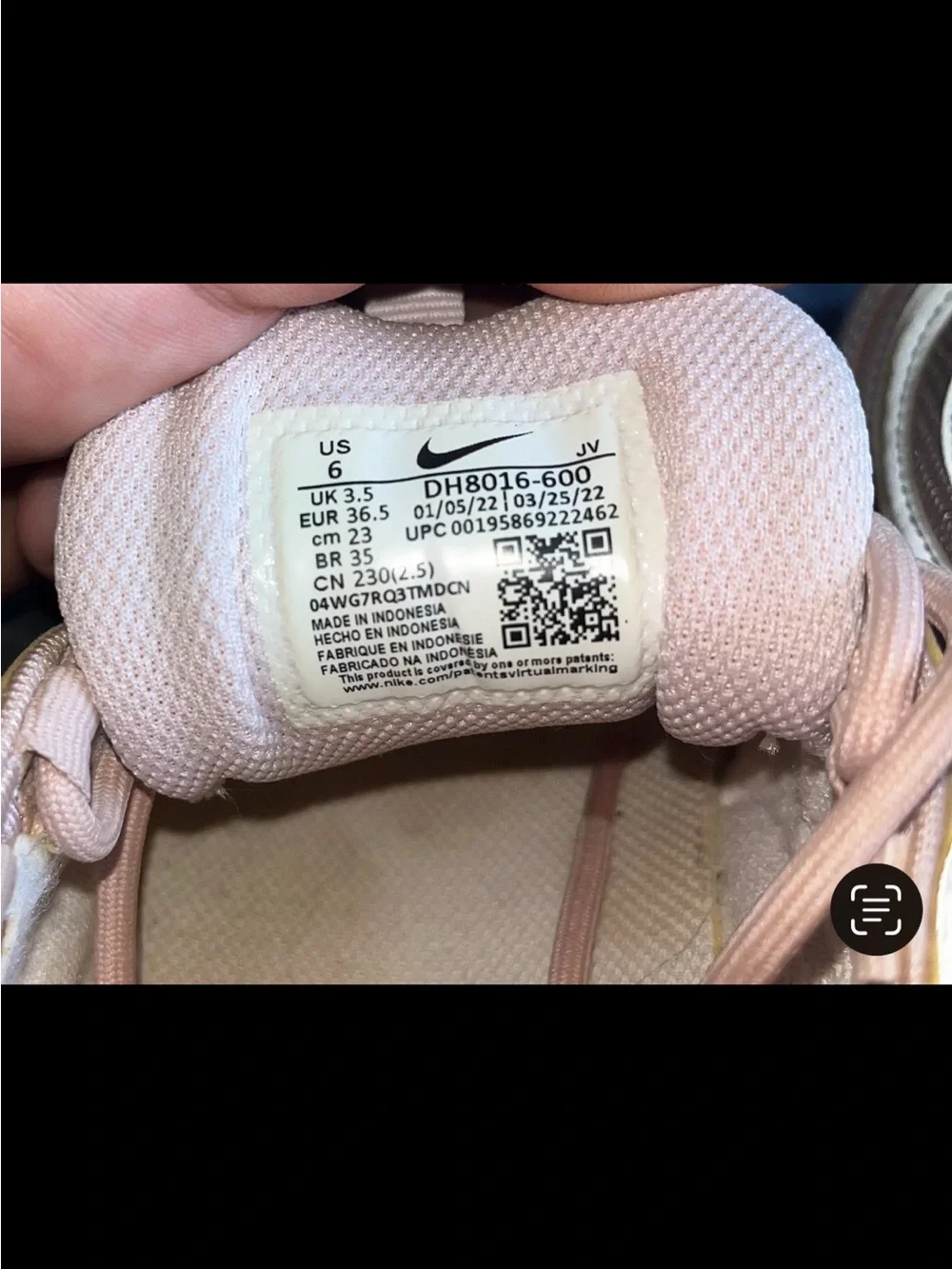 Nike Women's AirMax 97 in Pink and White